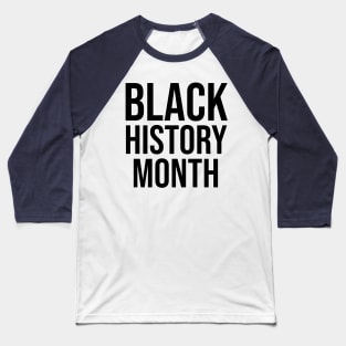 Black History Month Baseball T-Shirt